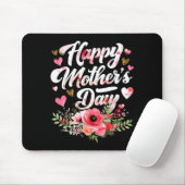 Lustiger glücklicher Muttertag süße Blumen Frauen Mousepad (Mit Mouse)