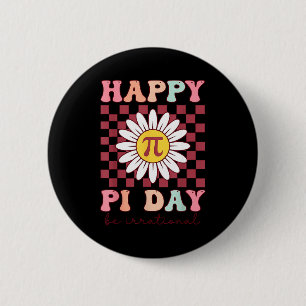 Lustiger Glücklicher Pi-Tag-Pie-Irrational Button