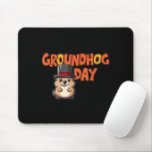 Lustiger glücklicher Tag des Murmeltieres 2. Febru Mousepad (Mit Mouse)
