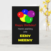 lustiger Glückwunsch zum Geburtstag Karte (Gelbe Blume)