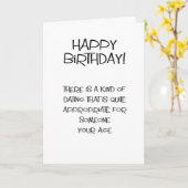 lustiger Glückwunsch zum Geburtstag Karte (Gelbe Blume)