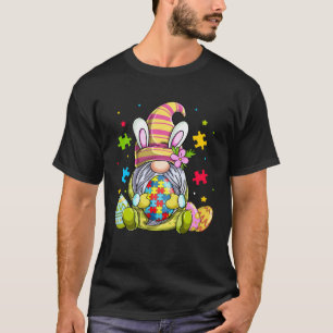 Lustiger Gnom Autismus-Bewusstsein Frohen Ostertag T-Shirt