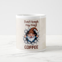 Lustiger Gnom-Kaffeebecher – „Fass meinen Becher n