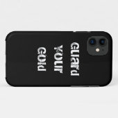 Lustiger Gold-Spruch Case-Mate iPhone Hülle (Rückseite (Horizontal))