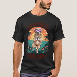 Lustiger Golden Retriever Hund Papa Tierarzt Namas T-Shirt