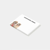 Lustiger golden retriever-Hundelehrer Post-it Klebezettel (angewinkelt)