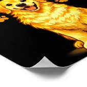 Lustiger Golden Retriever Mutter-Modus Hunde Liebh Poster (Ecke)