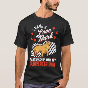 Lustiger Golden Retriever Valentinstag Golden Retr T-Shirt