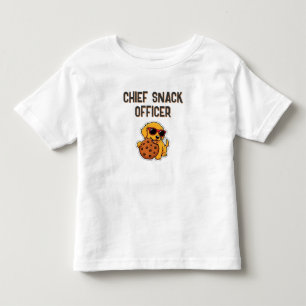 Lustiger Golden Retriever Welpe als Chief Snack Of Kleinkind T-shirt