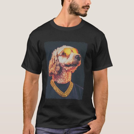 Lustiger Goldendoodle T-Shirt (Vorderseite)
