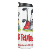 Lustiger Golf-Becher Thermosbecher (Nach rechts gedreht)