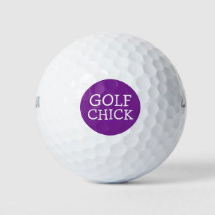 Lustiger Golf Chick Golfball