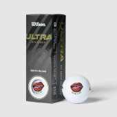 Lustiger Golf Ehemann Trash Talk Lippe raus und st Golfball (Verpackungen)