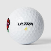 Lustiger Golf Ehemann Trash Talk Lippe raus und st Golfball (Logo)