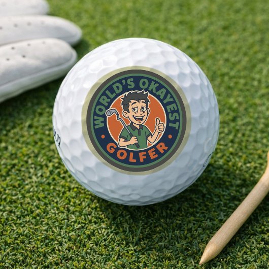 Lustiger Golf Golfball