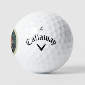 Lustiger Golf Golfball (Logo)