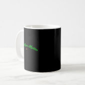 Lustiger Golf-Golfer beim Golfspielen BACK NINES Kaffeetasse (Vorderseite Links)