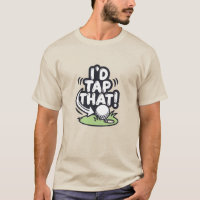 Lustiger Golf Ich Würde Das Antippen Humor Golfer
