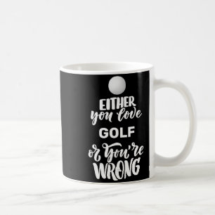 Lustiger Golf Liebt Golfen Golfer Kaffeetasse
