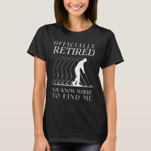 Lustiger Golf offiziell pensionierter Golfer Golfs T-Shirt