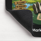 Lustiger Golf-Ruhestandsspruch für Golfer Mousepad (Ecke)