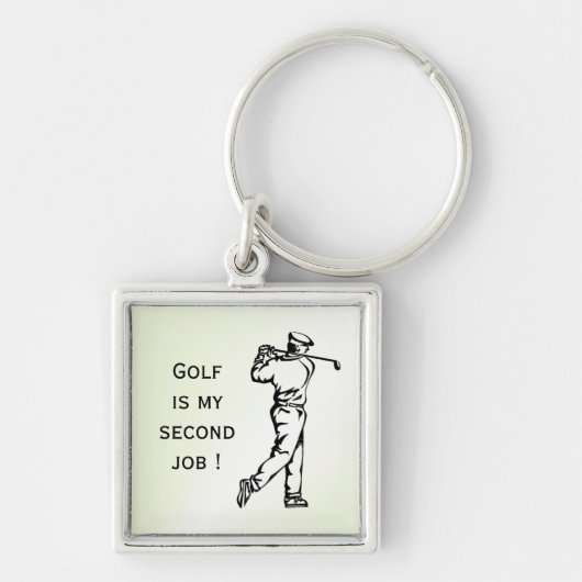 Lustiger Golf Schlüsselanhänger (Vorne)