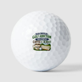 Lustiger Golf-Spruch für Golfer Golfball