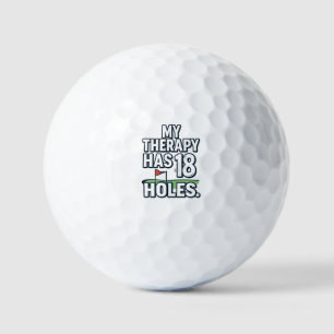 Lustiger Golf-Spruch für Golfer Golfball