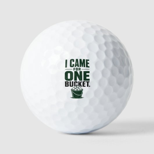 Lustiger Golf-Spruch für Golfer Golfball (Vorderseite)