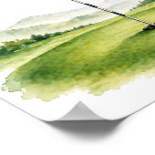 Lustiger Golf-Spruch für Golfer Poster (Ecke)