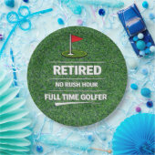 Lustiger Golf-Spruch Golf-Renteneintritt Pappteller (Party)
