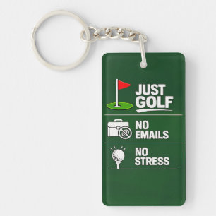 Lustiger Golf-Spruch Golf-Renteneintritt Schlüsselanhänger