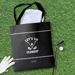 Lustiger Golf-Spruch Modern Schwarz Tasche