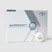 Lustiger Golf-Spruch über einen Golfer Golfball (Verpackung)