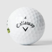 Lustiger Golf-Spruch über einen Golfer Golfball (Logo)