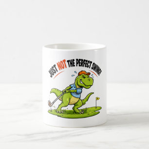 Lustiger Golf T-Rex Süßer Dinosaurier Golfgeschenk Kaffeetasse
