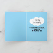 Lustiger Golf-Vater Geburtstag Personalisiert Best Karte (Innenseite)