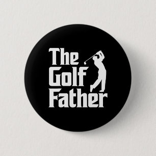 Lustiger Golf-Vater Golfspieler Vater-Geschenk zum Button