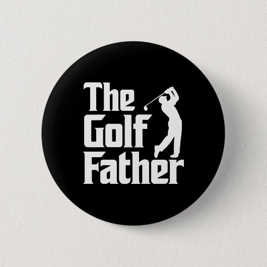 Lustiger Golf-Vater Golfspieler Vater-Geschenk zum Button (Vorderseite)