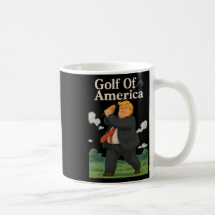 Lustiger Golf Von Amerika Donald Trump Wortwitz  Kaffeetasse