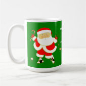 Lustiger Golf-Weihnachten Kaffeetasse (Links)