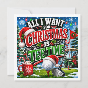 Lustiger Golf-Weihnachtsspruch für Golfer