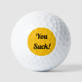 Lustiger Golfball (Vorderseite)