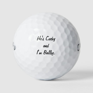 Lustiger Golfball - Best Friends Cocky und Ballsy