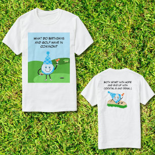 Lustiger Golfball-Geburtstags-Witz T-Shirt
