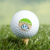 Lustiger Golfball im Bunker: Meide den Strand (Insitu T-Shirt)