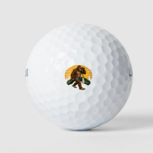 Lustiger Golfball-Jäger Bigfoot Golfbälle Gag-Gesc