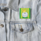 Lustiger Golfball-König des Golfens Button (Beispiel)