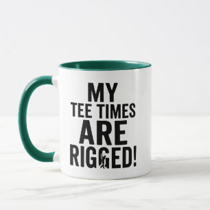 Lustiger Golfbecher - Meine Tee-Zeiten sind manipu Tasse