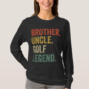 Lustiger Golfer Bruder Onkel Golf Legende Vintage T-Shirt